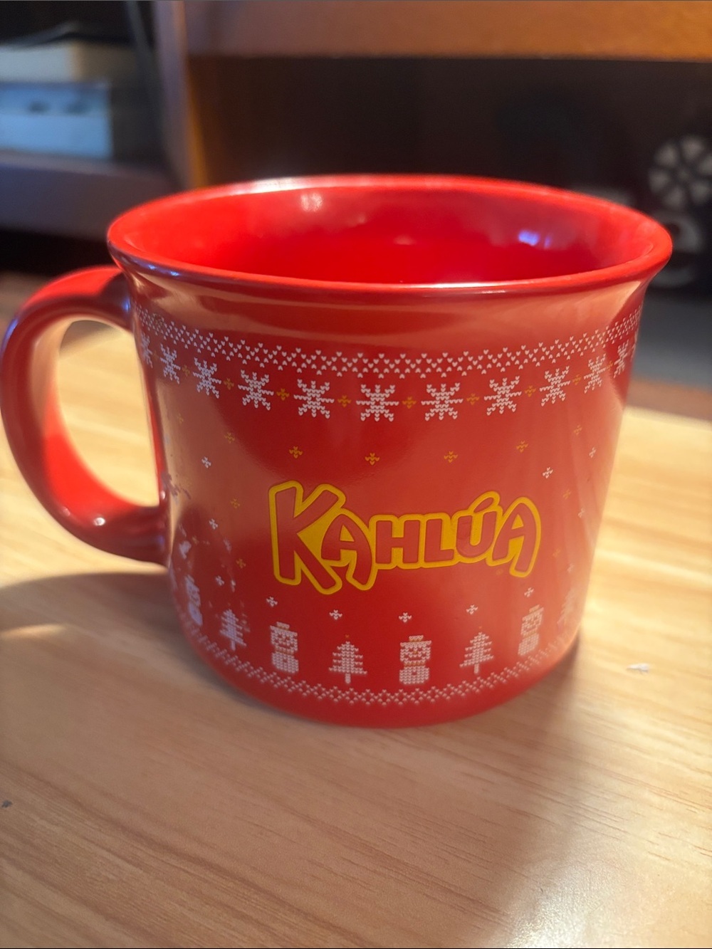 Red Kahula  Holiday Ceramic Mug